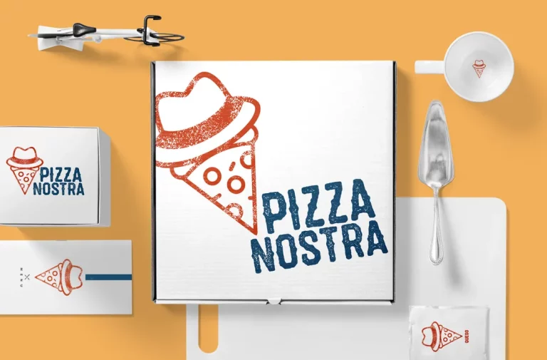 Box Pizzeria Sideral Branding Agencia MGA El Salvador